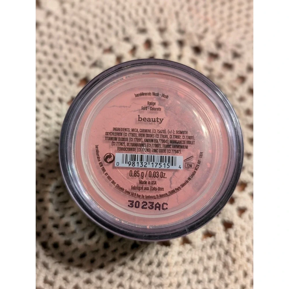 NEW bareMinerals Loose Mineral Blush shade Rogue 0.03oz Talc-Free Powder